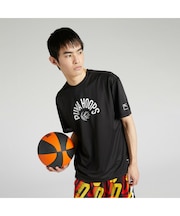 ユニセックス バスケットボール グラフィック ボール 半袖 Tシャツ
