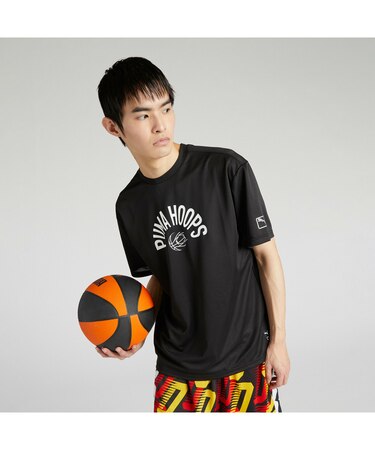 ユニセックス バスケットボール グラフィック ボール 半袖 Tシャツ