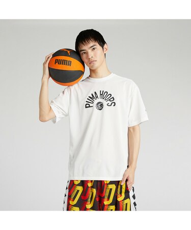 ユニセックス バスケットボール グラフィック ボール 半袖 Tシャツ