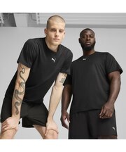 メンズ トレーニング TAD エッセンシャル ヘザー キャット 半袖 Tシャツ