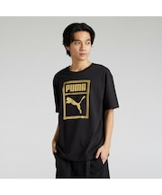 メンズ ESS メタリック グラフィック 半袖 Tシャツ