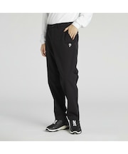 メンズ ゴルフ PC ストレッチ グリッド フリース ワイド パンツ