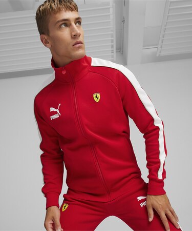 メンズ フェラーリ レース アイコニック T7 トラック ジャケット