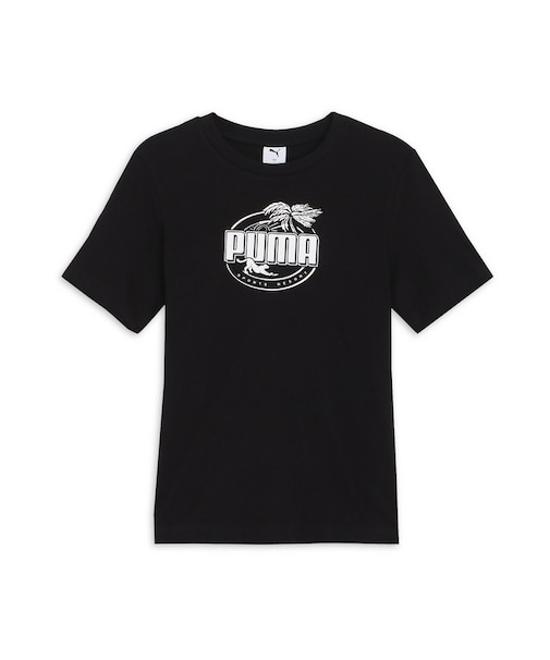 メンズ パーム リゾート グラフィック 半袖 Tシャツ