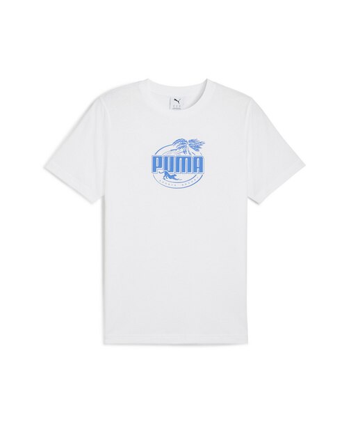 メンズ パーム リゾート グラフィック 半袖 Tシャツ