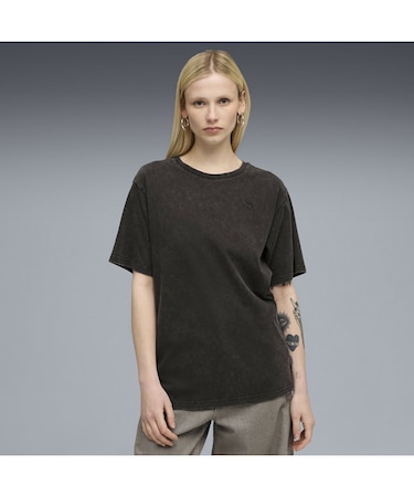 ウィメンズ ESS ELEVATED リラックスド ウォッシュ 半袖 Tシャツ
