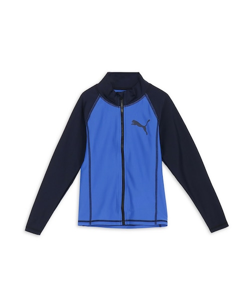 キッズ プーマ スイム フルジップ 長袖 ラッシュガード 120-160cm