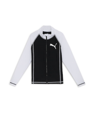 キッズ プーマ スイム フルジップ 長袖 ラッシュガード 120-160cm PUMA SWIM KIDS LS FULL ZIP R