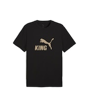 メンズ サッカー キング ロゴ 半袖 Tシャツ