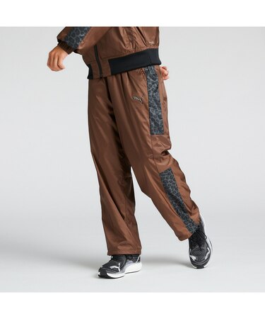 メンズ トレーニング トレイン エッジ 裏起毛 トリコット ウーブンパンツ