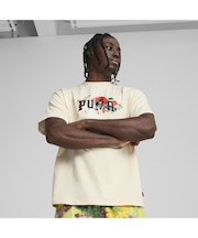 メンズ バスケットボール ダンク イン フローラル 半袖 Tシャツ I