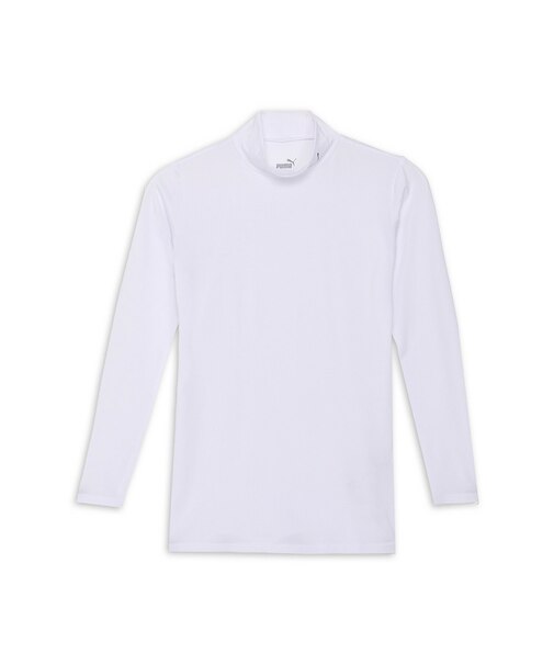 コンプレッション モックネック サッカー 長袖 シャツ