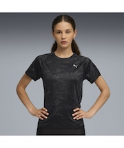 ウィメンズ ランニング ヴェロシティ AOP 半袖 Tシャツ