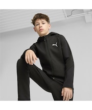 キッズ ボーイズ エヴォストライプ フルジップ DK B フーディー 120-160cm