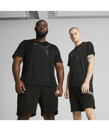 メンズ トレーニング TAD エッセンシャル ヘザー キャット 半袖 Tシャツ