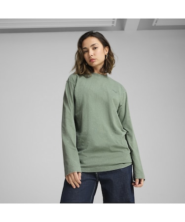 ユニセックス フューチャー プーマ アーカイブ リラックス DYE 長袖 Tシャツ