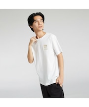 メンズ ESS メタリック ロゴ 半袖 Tシャツ
