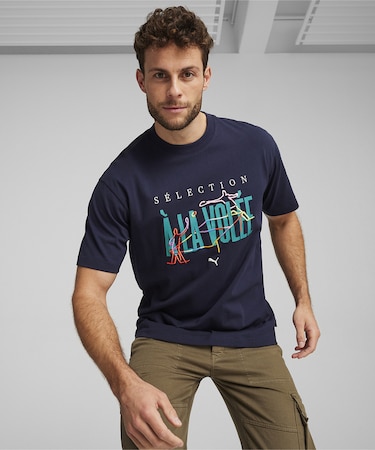 メンズ ア ラ ヴォレ グラフィック 半袖 Tシャツ