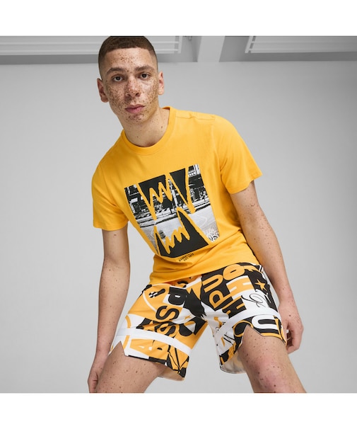 メンズ バスケットボール インスタント リプレイ 半袖 Tシャツ 2