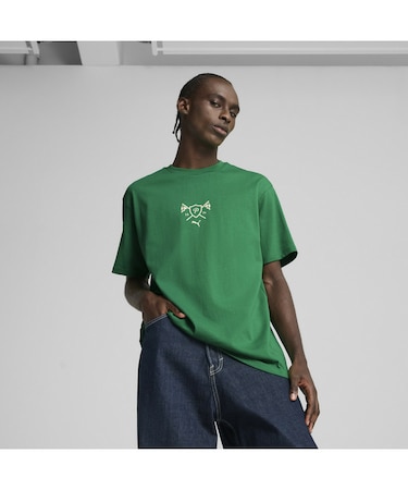 メンズ ポルシェ レガシー ライフスタイル グラフィック 半袖 Tシャツ