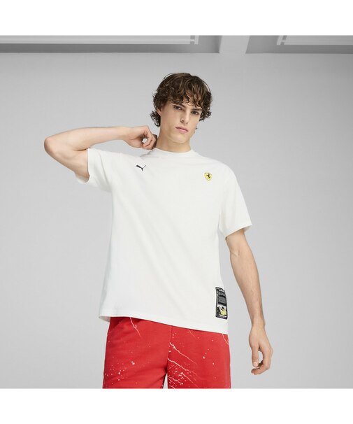 メンズ フェラーリ レース カラー スプラッシュ グラップ 半袖 Tシャツ