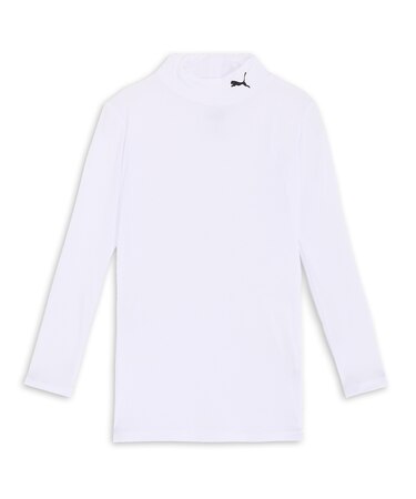 キッズ ボーイズ コンプレッション モックネック 長袖 シャツ 120-160cm