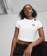 ウィメンズ PLAY.LOUD. アイコニック T7 スリム 半袖 Tシャツ