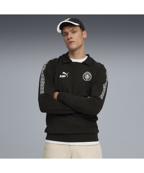 メンズ マンチェスターシティ FC キング ドリル トップ MCFC KING