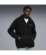 メンズ ESS ELEVATED リラックスド フルジップ シェルパー フーディ