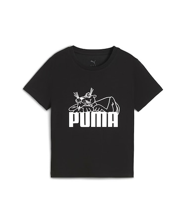 ウィメンズ グラフィック スーパー プーマ スリム ショート 半袖Tシャツ
