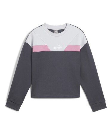 キッズ ガールズ プーマ パワー クルースウェット 裏起毛 110-160cm