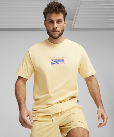 メンズ ハイドレーション グラフィック 半袖 Tシャツ