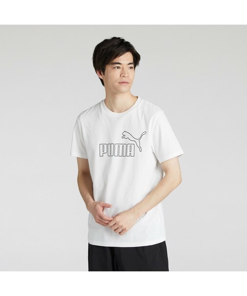 メンズ ESS MX ビッグ NO1 ロゴ 半袖 Tシャツ