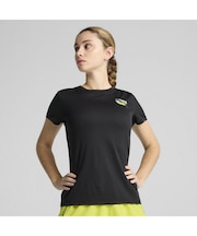 ウィメンズ グラフィック ランニング イラストレーション 半袖 Tシャツ