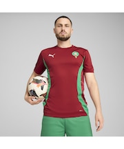 メンズ サッカー モロッコ プレマッチ 半袖 シャツ