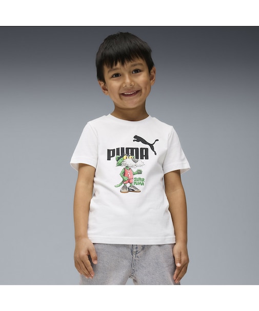 ボーイズ スーパー プーマ グラフィック 半袖 Tシャツ 104-122cm