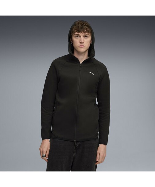 メンズ エヴォストライプ フルジップ フーディ