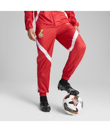 メンズ サッカー ガーナ プレマッチ ウーブン パンツ