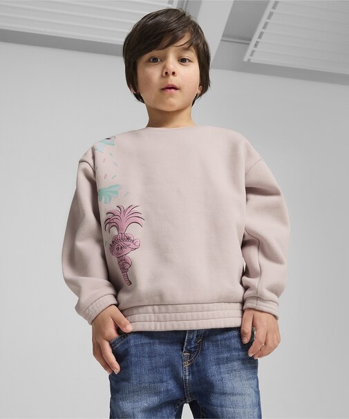 キッズ PUMA x トローズ グラフィック FL クルースウェット 92-128cm