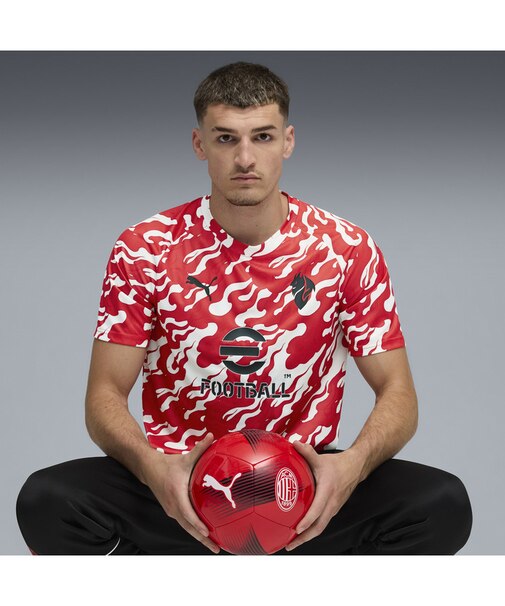 メンズ 2025-26 ACミラン プレマッチ 半袖 シャツ
