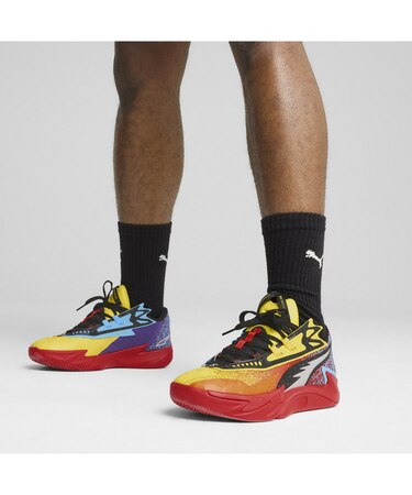 メンズ SCOOT ZEROS II コーション バスケットボールシューズ Scoot Zeros II CAUTION