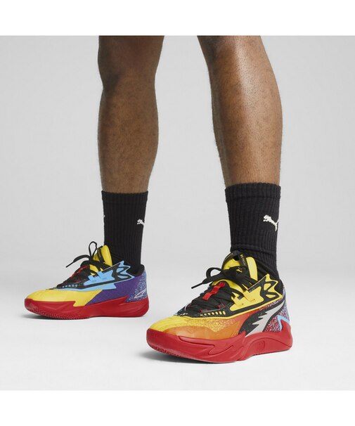 メンズ SCOOT ZEROS II コーション バスケットボールシューズ Scoot Zeros II CAUTION