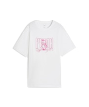 ウィメンズ グラフィック キッテン リラックスド 半袖 Tシャツ