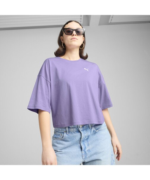 ウィメンズ ワードローブ ESS オーバーサイズ ショート 半袖 Tシャツ