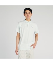 メンズ ゴルフ PF ソリッド ライン 3D 半袖 ポロシャツ