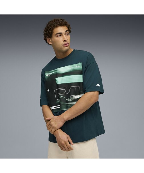 メンズ モータースポーツ F1 ライフスタイル レーシング 半袖 Tシャツ