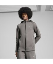 メンズ エヴォストライプ フルジップ フーディDK