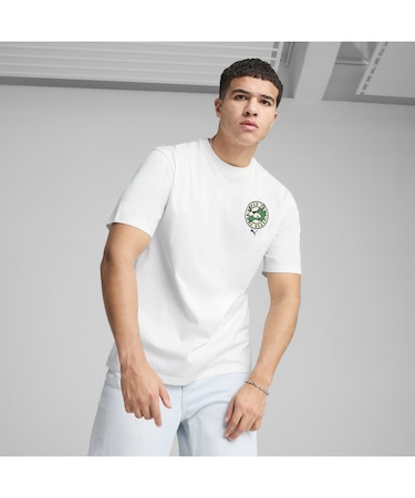 メンズ グラフィックス スーパー プーマ リラックス 半袖 Tシャツ