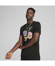 メンズ スポーツ レガシー フロント グラフィック 半袖 Tシャツ