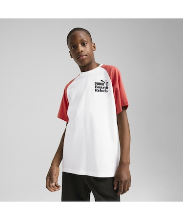 ボーイズ ミッド90S グラフィック 半袖 Tシャツ II B 120-160cm